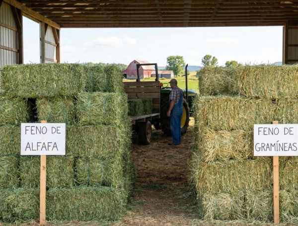 Feno de Alfafa x Feno de Gramíneas: O que muda de verdade?