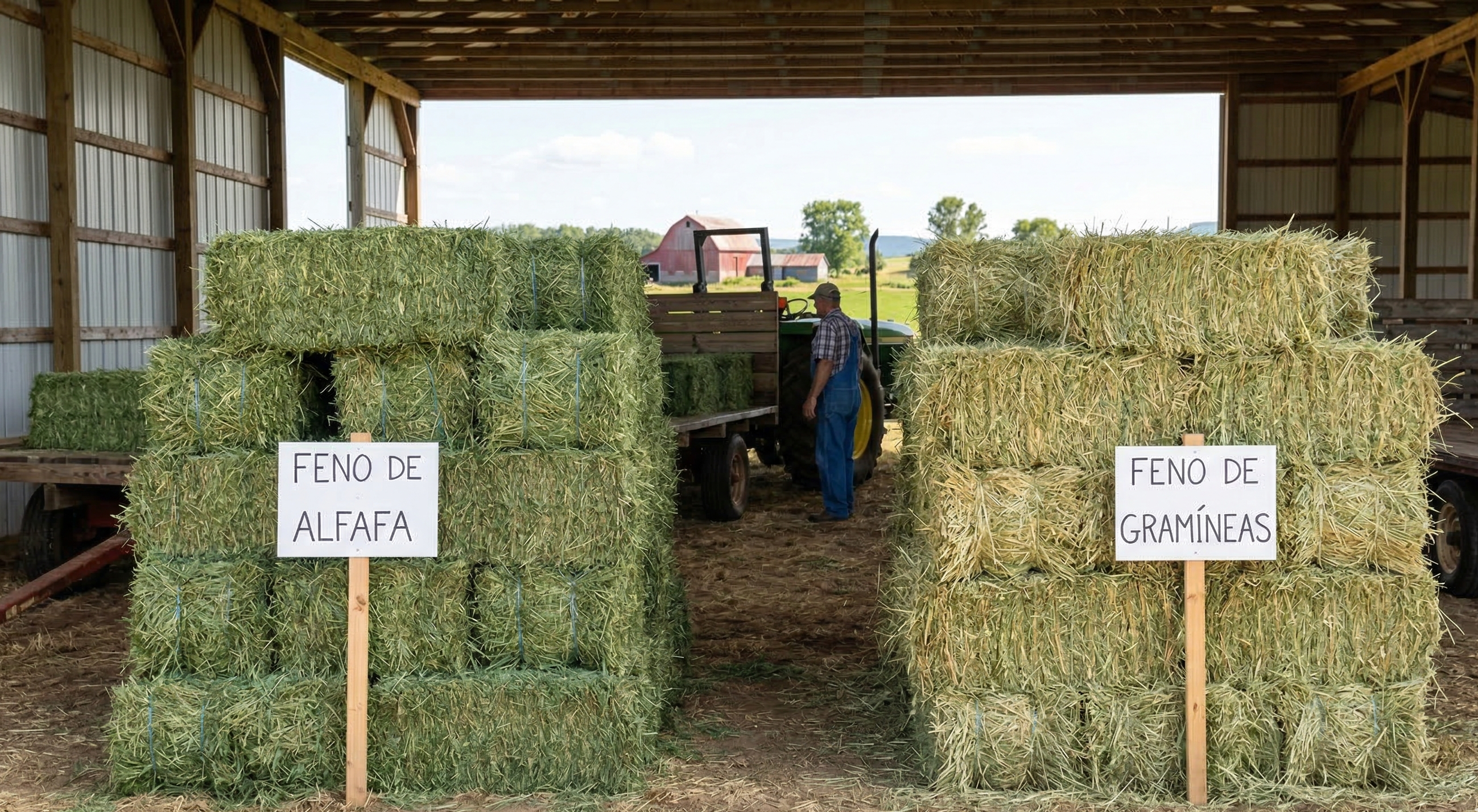 Feno de Alfafa x Feno de Gramíneas: O que muda de verdade?